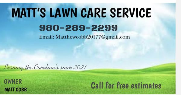 Matt’s Lawn Care Service