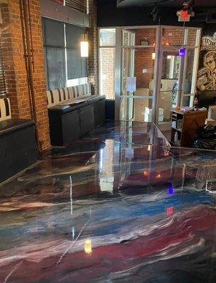 Metallic addition to Jack n' Diane's Dueling Pianos in downtown Greenville