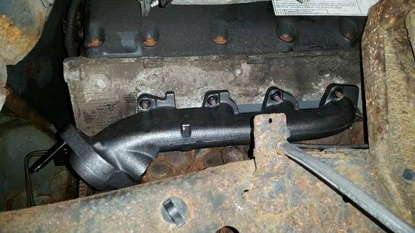 Exhaust manifold replacement Ford F150