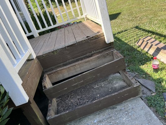 Steps need repaired