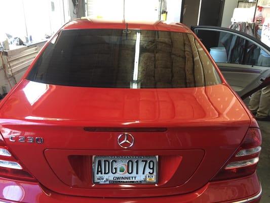 Tint Job at Nexus Car Wash