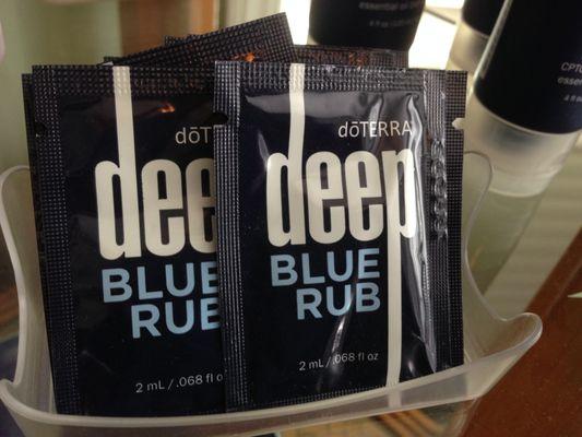 Experience a lasting massage with Deep Blue for those truly sore muscles!