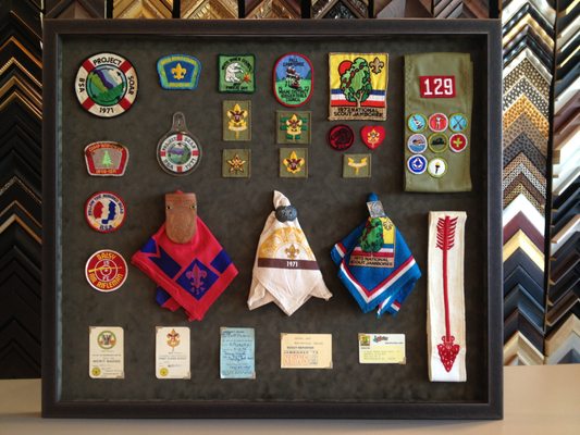 Boy Scout Shadow Box