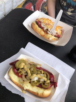 Atomic Dog (bottom) and Low Down Dirty Dog (top)