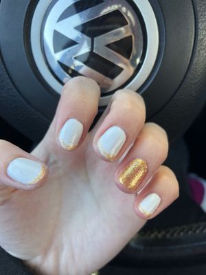 Nails that I got done for New Years