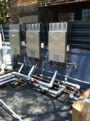 Noritz Commercial Water heater installation