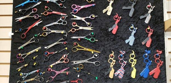 Barber/Salon Scissors, Thinning Scissors, and Barber Razors