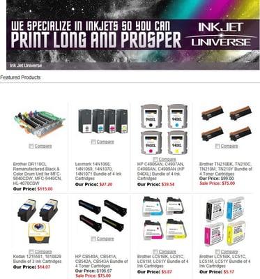 Our website: www.inkjetuniverse.com