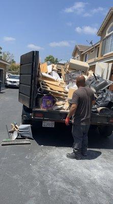 Junk removal in Anaheim CA .