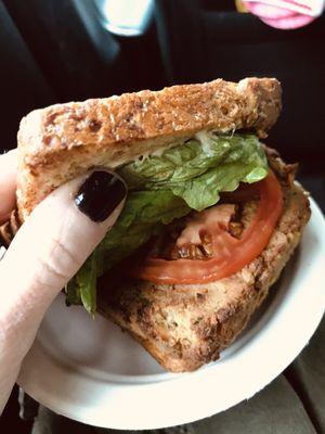 Vegan power sandwich