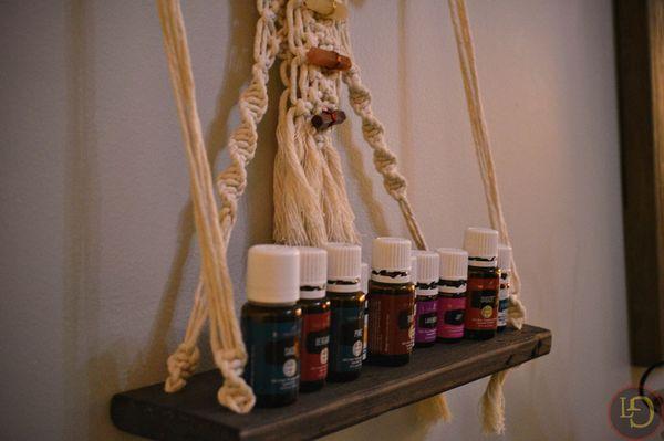 Young Living Essential Oils used in many of my facial & body treatments!