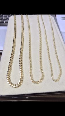 We have a great selection of gold chains any size, length, or style!