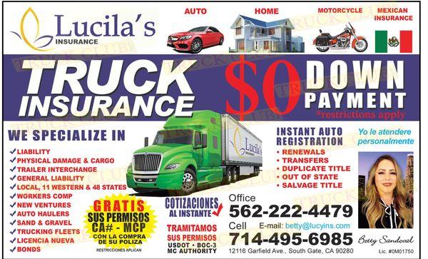 LUCILA'S INSURANCE SERVICES