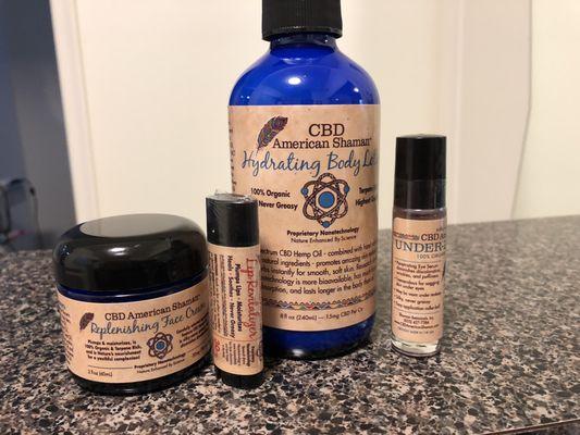 CBD American Shaman Beauty and skin products