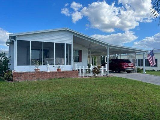 New Carport and Lanai