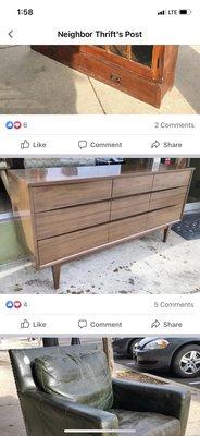 Neighborhood thrift listing