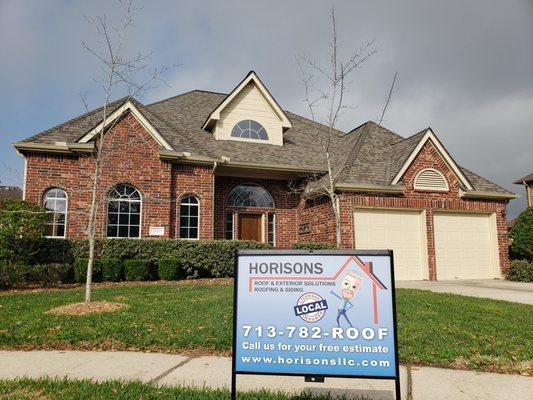 New roof in Pearland!