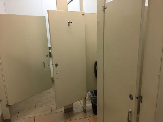 restroom stalls