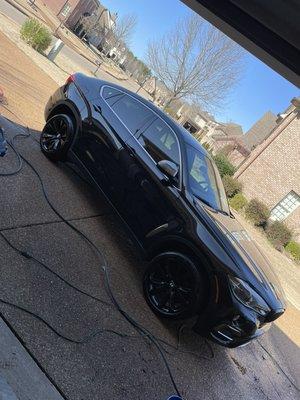 Exterior detail on a BMW X6