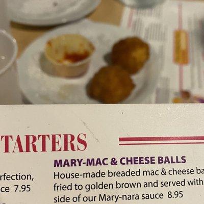 Mary-Mac & Cheese Balls