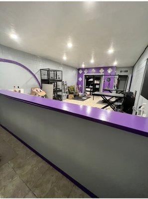 The inside of Locks of Joy pet Grooming