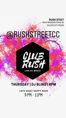 DJ Bling Rush Street