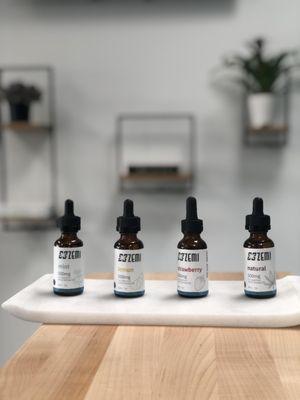 Our tinctures are made with 100% organic Hemp oil.