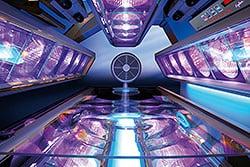 A look inside our best tanning bed - The MATRIX!