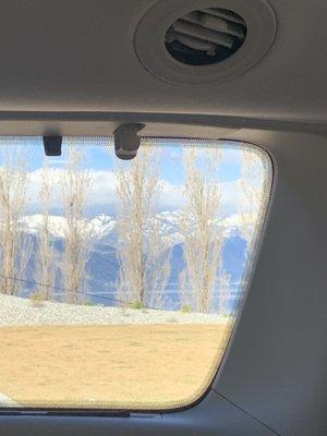 You get a nice view of the mountains when visiting here