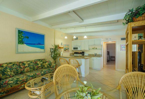 Casa Mar Azul 2 - View of the living & Dining room and Kitchen. Can dock up to a 50 foot boat.