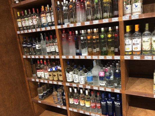 Vodka Section