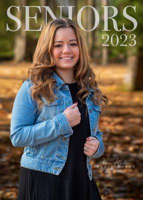 An example of a senior portrait shot at Parker Dam in 2022.