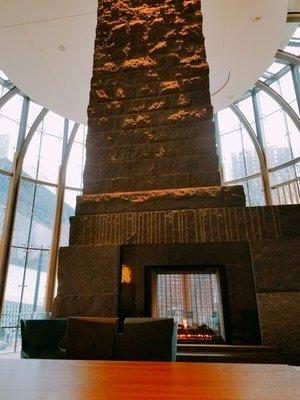 Fire place in Rotunda