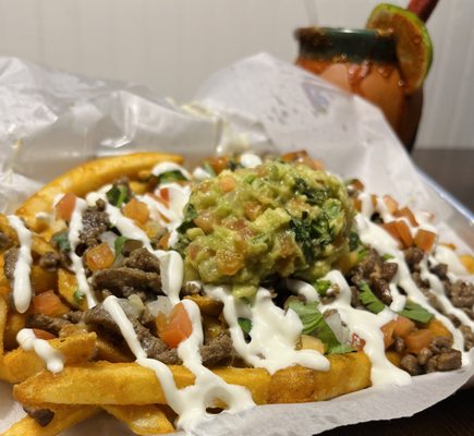 Carne Asada Loaded Fries