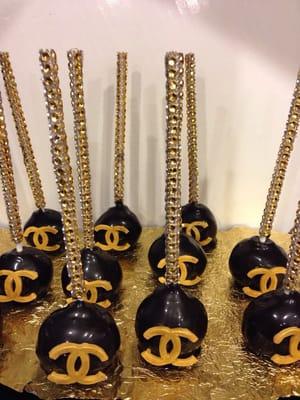 Chanel cake pops