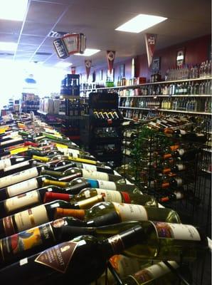 Variety of wine selections...from reds, whites and blends