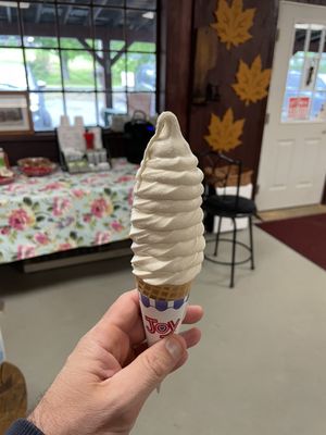 Maple Creamee in a Sugar Cone ($2.50)