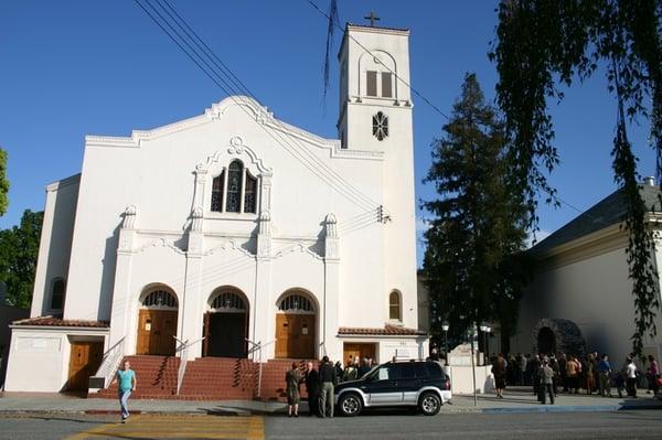 Parish Church of the Santa Clara Mission (Mission is across the street at SCU)