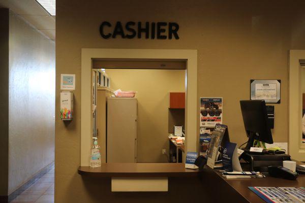 Parts and Service Cashier Counter