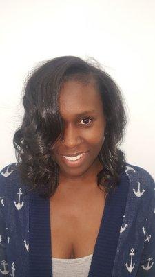 Stylist: Brandi Basic Service Press & Curl (Natural Hair NO! Extentions)