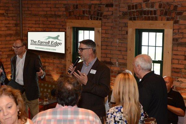 As VP of the Brighton Chamber, my job is to host our networking events for members.