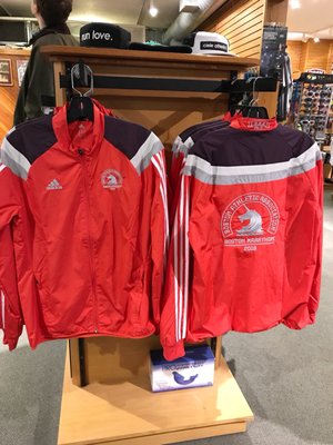 The official 2018 Boston Marathon jacket (retail at $110).