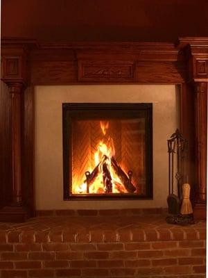 The ICC Renaissance Rumford clean burning EPA qualified fireplace system is a unique alternative to masonry fireplaces.