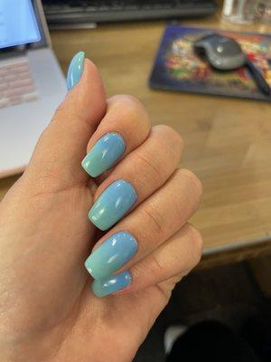 Ombré dip Manicure