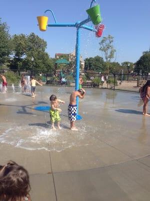 The splash pad