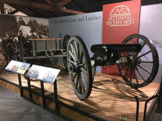 Union Civil War field gun.