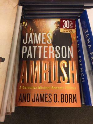 My Favorite Author ...James Patterson!!