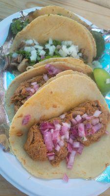 Cochinita Pibil and Buche Tacos