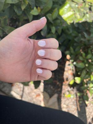 Uneven nails