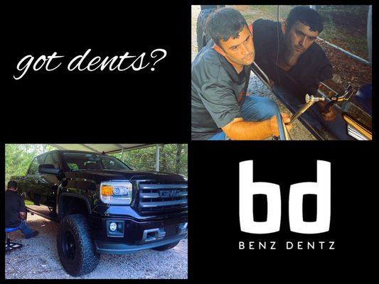 GMC dent removal | Benz Dentz Mobile Dent Repair